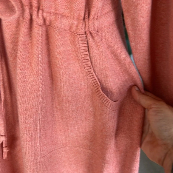 J.Jill Soft Red Clay Heather Pure Jill Drawstring-Waist Sweater Dress Women M - Picture 6 of 13